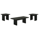 Decker 3-piece Coffee and End Table Set Black view 2