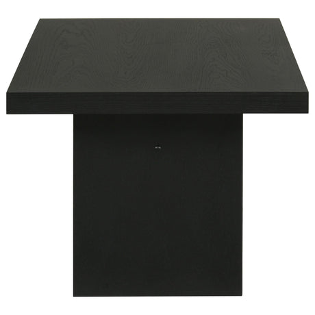 Decker 47-Inch Rectangular Cocktail Coffee Table Black view 5