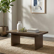 Decker 47-Inch Rectangular Cocktail Coffee Table Walnut view 2