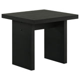 Decker Square Occasional Side End Table Black from Decor Furniture