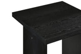 Decker Square Occasional Side End Table Black view 7