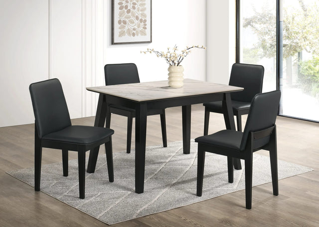 Alan Black Dining Room Set from Decor Furniture