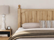 Aleaport Warm Brown Panel Bedroom Set King 3: Bed, Dresser, Mirror from Decor Furniture