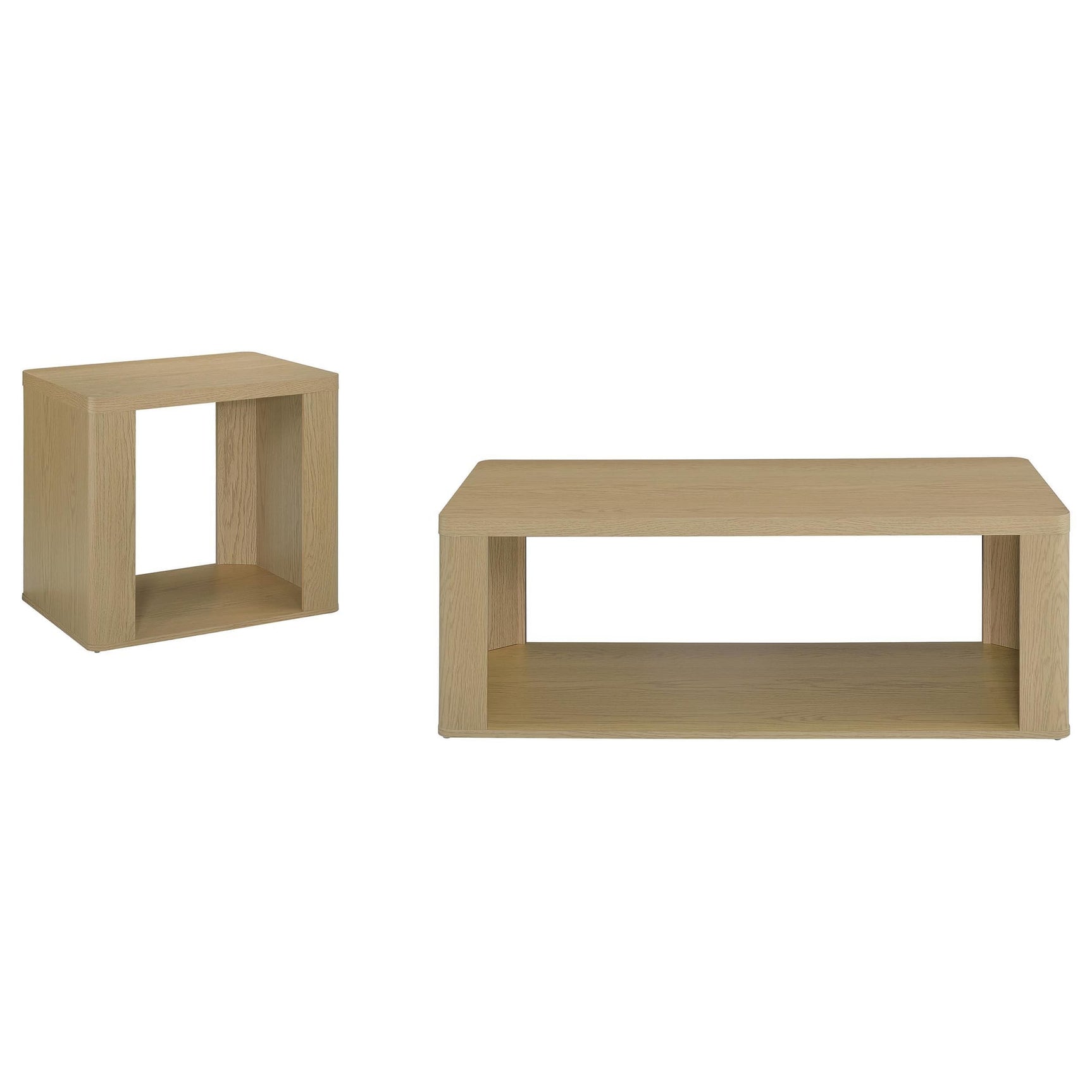 Alsina 2-Piece Coffee and End Table Set Greige view 2