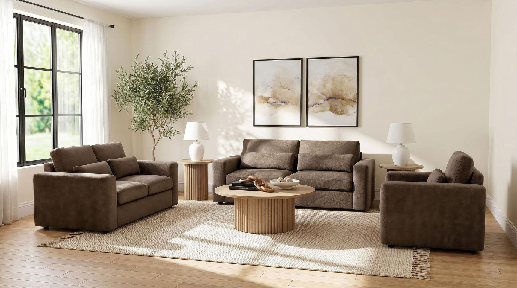 Amador Chenille Upholstered Track Arm Loveseat Chocolate view 12