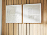 Andorfield Beige/Black/White Wall Art (Set of 2) from Decor Furniture