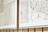 Andorfield Beige/Black/White Wall Art (Set of 2) detail view