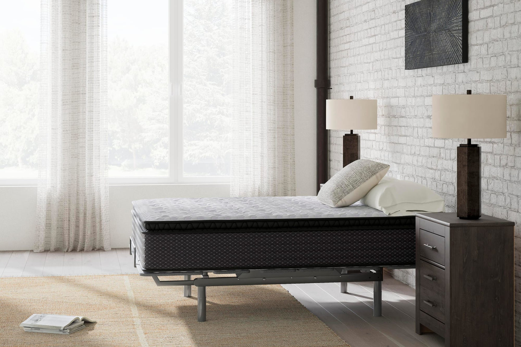 Anniversary Edition Pillowtop White Queen Mattress view 3