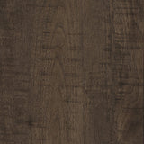 Aragon Round Panel Base Coffee Table Dark Rustic Mango view 7