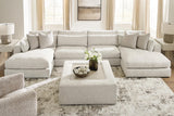 Ashbourne Estate Snowstone 4-Piece Double Chaise Sectional from Decor Furniture