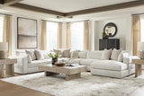 Ashbourne Estate Snowstone 6-Piece Sectional with Chaise view 2