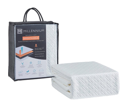 Basic Protector White Queen Mattress Protector (Set of 4) from Decor Furniture