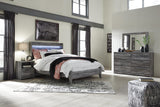 Baystorm Gray Panel Bedroom Set view 3