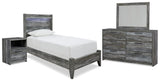 Baystorm Gray Panel Bedroom Set view 27