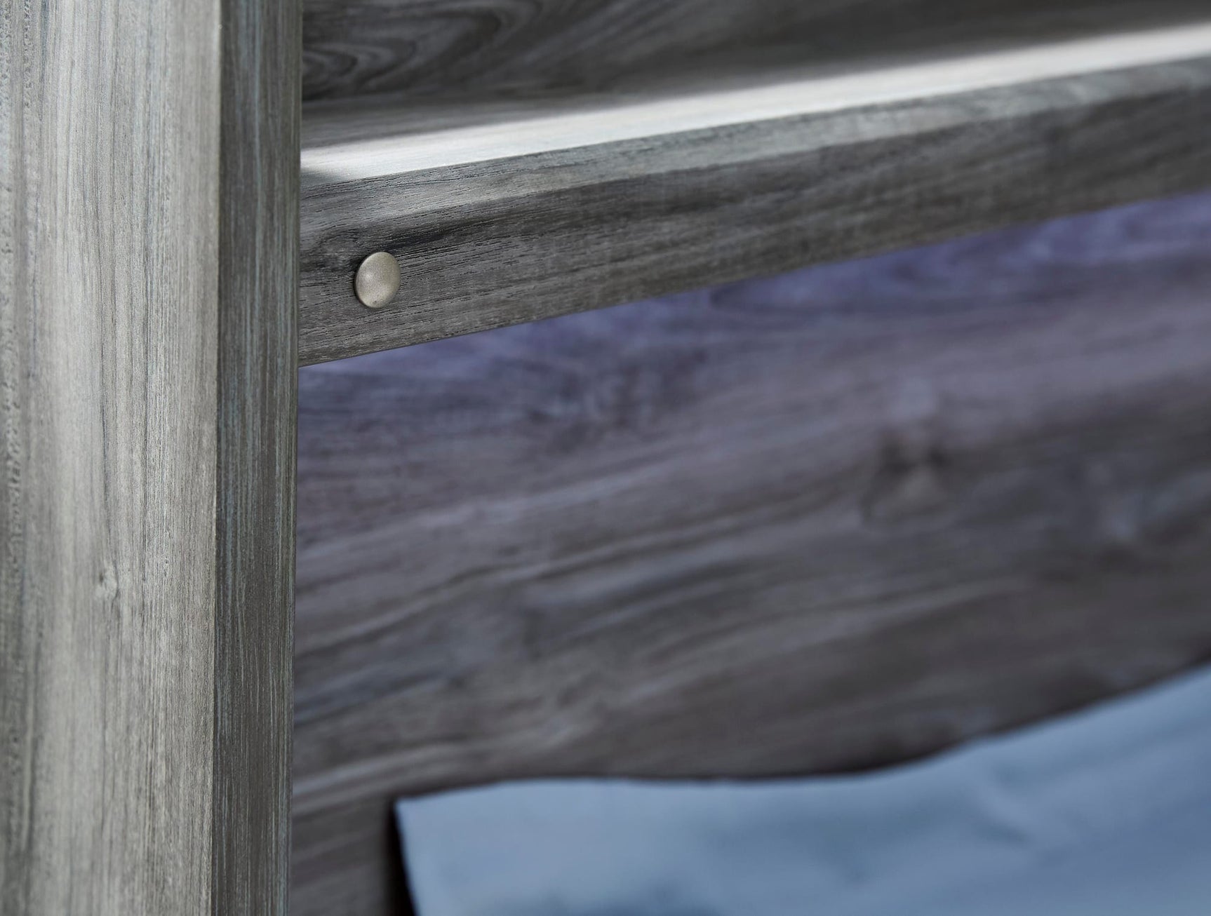 Baystorm Gray Panel Bedroom Set detail view