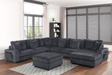 Bazooka Charcoal 7-Piece Sectional from Decor Furniture