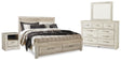 Bellaby Whitewash Platform Bedroom Set view 2