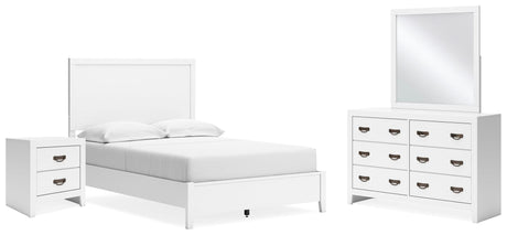 Binterglen White Panel Bedroom Set view 3