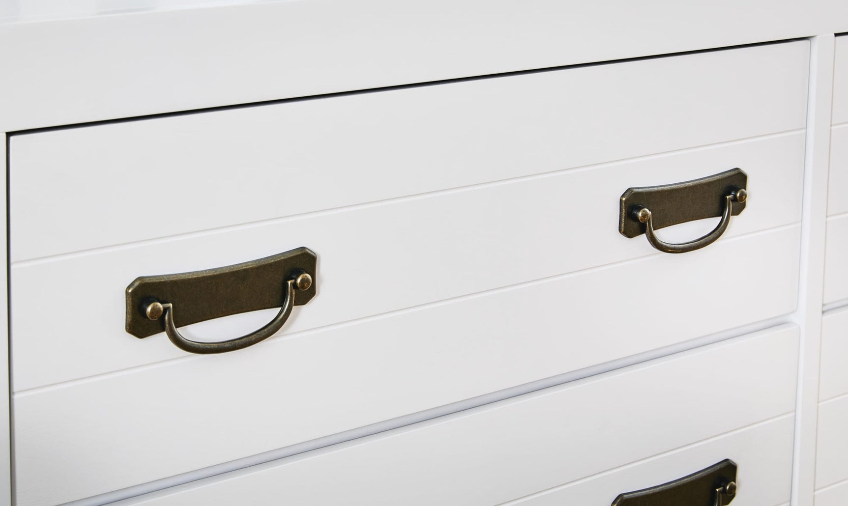 Binterglen White Panel Bedroom Set Queen 5: Bed, Dresser, Mirror, Chest, NightStand from Decor Furniture