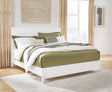 Binterglen White Panel Bedroom Set King 3: Bed, Dresser, Mirror from Decor Furniture