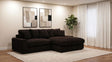 Blaine Upholstered Reversible Chaise Sectional Sofa Chocolate view 2