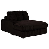 Blaine Upholstered Reversible Chaise Sectional Sofa Chocolate view 11
