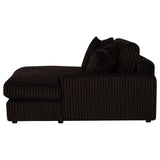Blaine Upholstered Reversible Chaise Sectional Sofa Chocolate view 13
