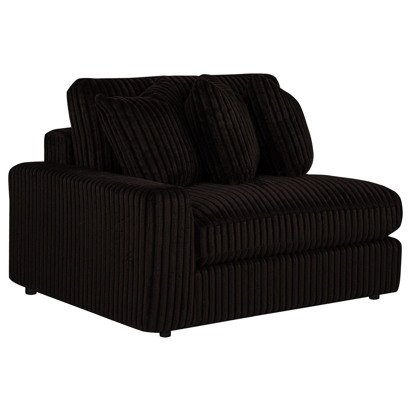 Blaine Upholstered Reversible Chaise Sectional Sofa Chocolate view 15