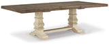 Bolanburg Antique White Dining Set angled view