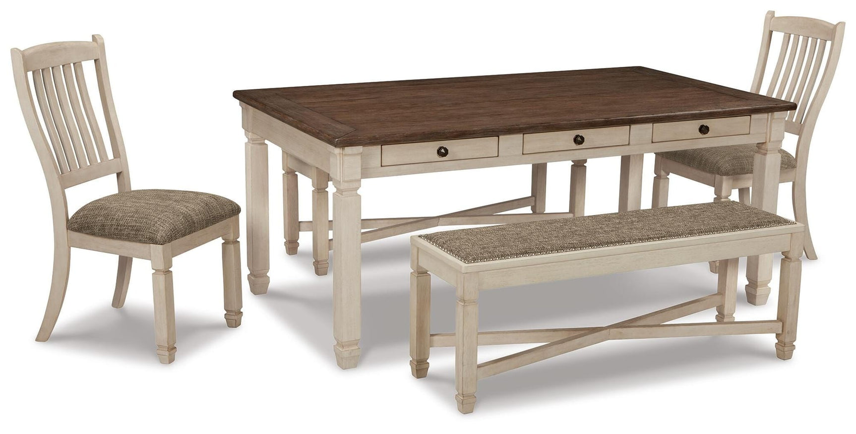 Bolanburg Two-tone Dining Set from Decor Furniture