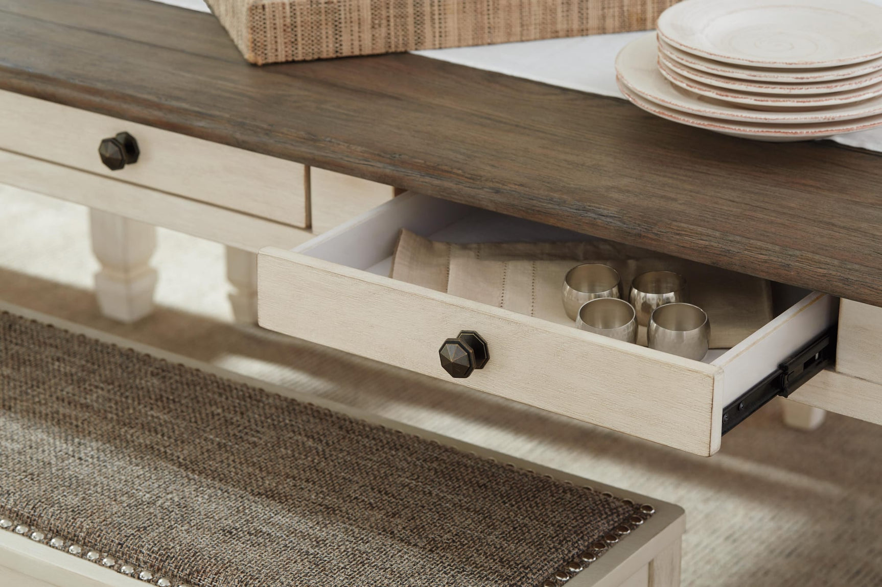 Bolanburg Two-tone Dining Set detail view