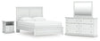 Bostwick White Shoals Panel Bedroom Set from Decor Furniture