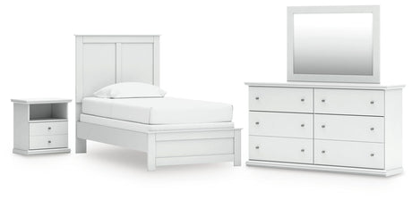 Bostwick White Shoals Panel Bedroom Set view 2