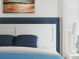 Bostwick White Shoals Panel Bedroom Set King 3: Bed, Dresser, Mirror from Decor Furniture
