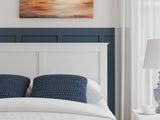 Bostwick White Shoals Panel Bedroom Set Full 3: Bed, Dresser, Mirror from Decor Furniture
