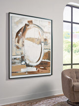 Bradlow Brown/White/Black Wall Art from Decor Furniture