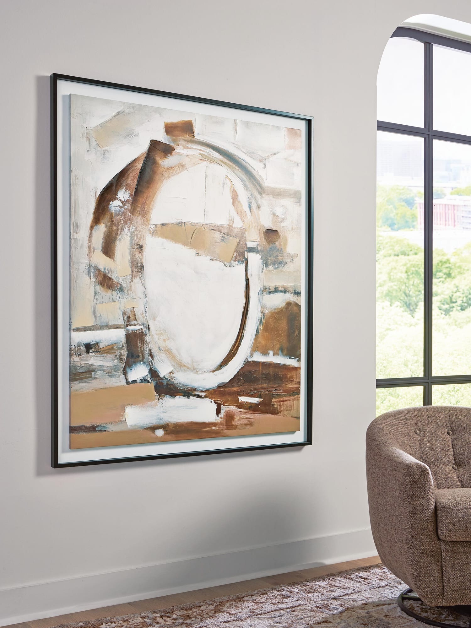 Bradlow Brown/White/Black Wall Art from Decor Furniture