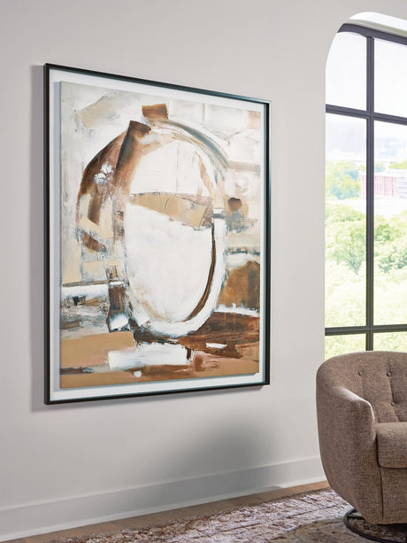 Bradlow Brown/White/Black Wall Art from Decor Furniture