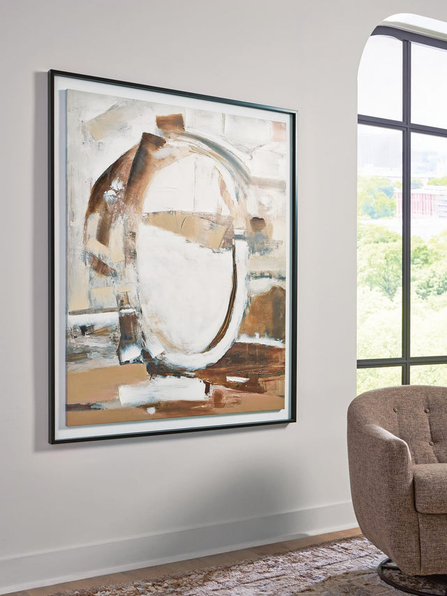Bradlow Brown/White/Black Wall Art from Decor Furniture