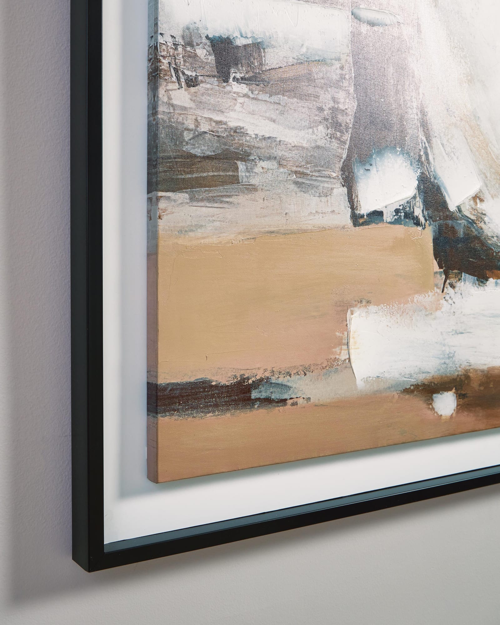 Bradlow Brown/White/Black Wall Art detail view