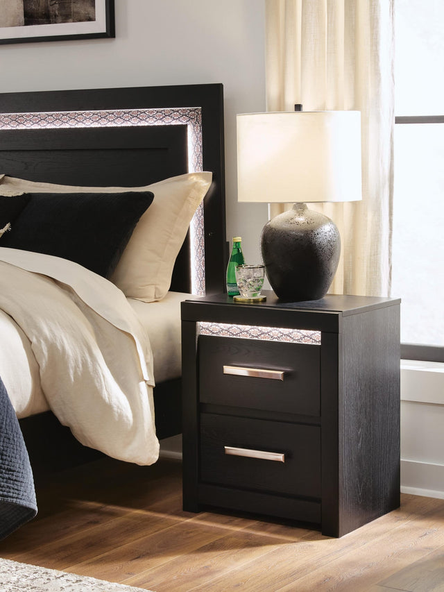 Brizmore Black Nightstand from Decor Furniture