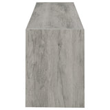 Burke 3-Piece TV Entertainment Center Fits 75-Inch TVs Grey Driftwood view 6