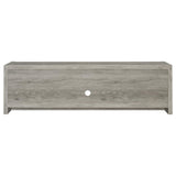 Burke 3-Piece TV Entertainment Center Fits 75-Inch TVs Grey Driftwood view 7