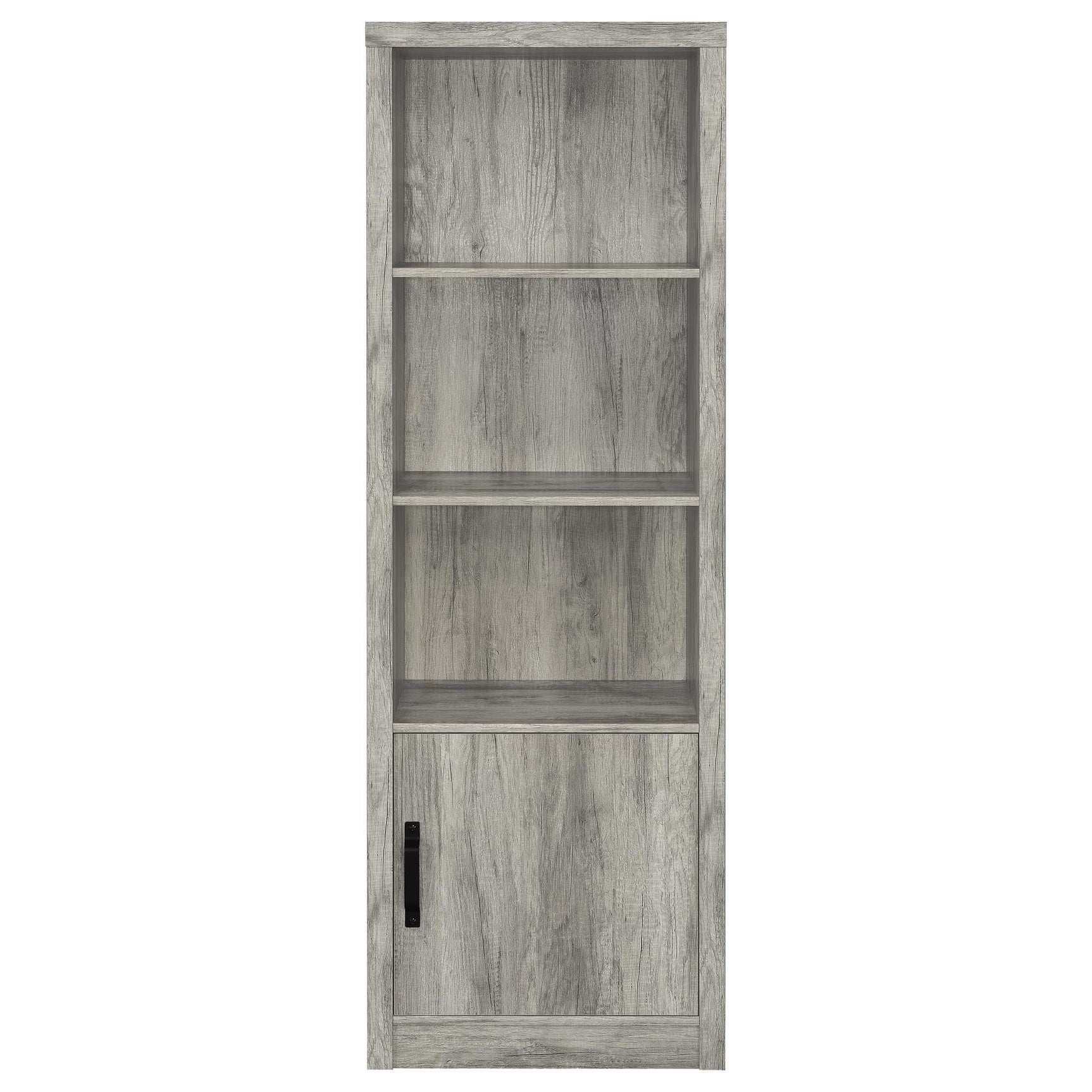 Burke 3-Piece TV Entertainment Center Fits 75-Inch TVs Grey Driftwood view 10
