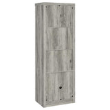 Burke 3-Piece TV Entertainment Center Fits 75-Inch TVs Grey Driftwood view 12