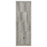 Burke 3-Piece TV Entertainment Center Fits 75-Inch TVs Grey Driftwood view 13