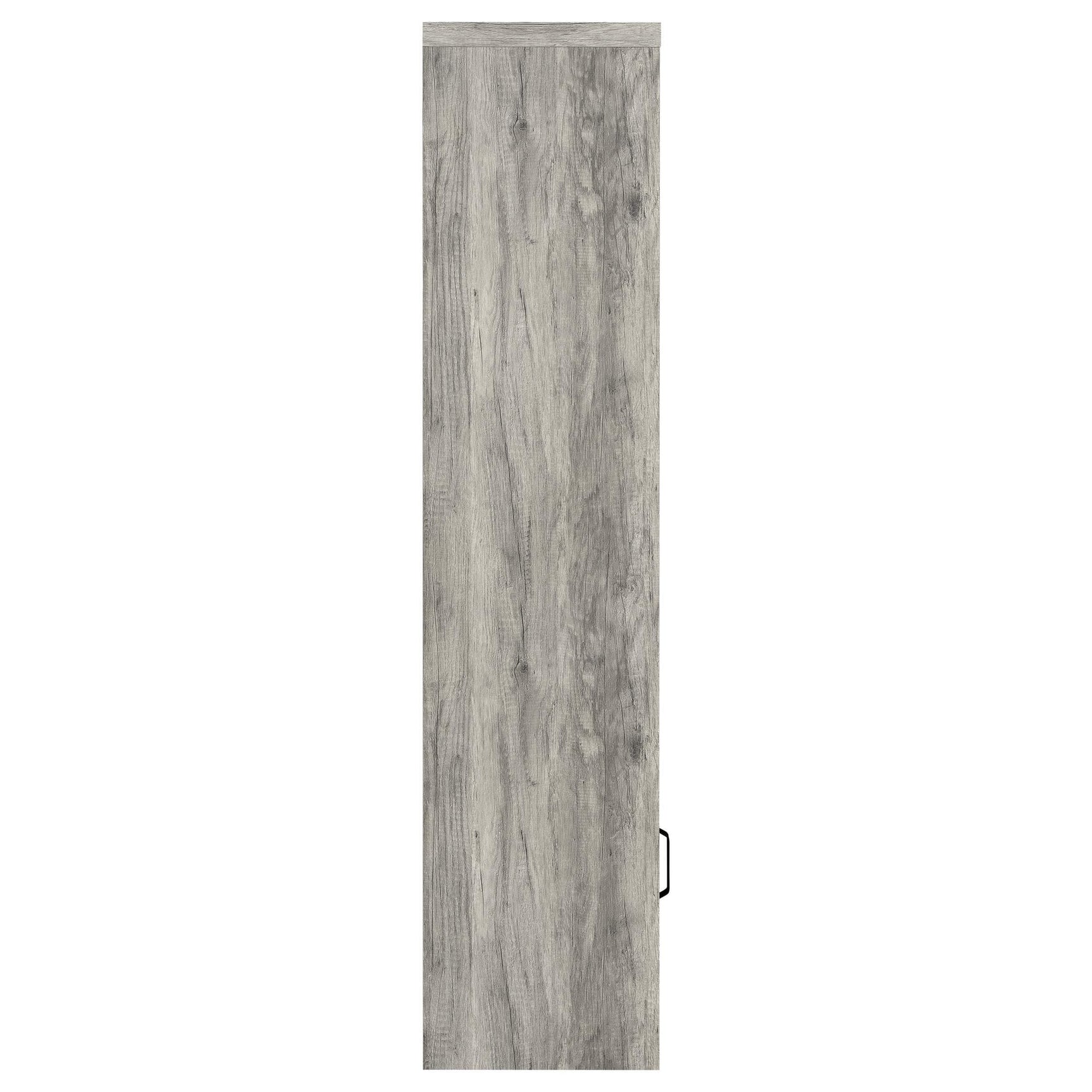 Burke 3-Piece TV Entertainment Center Fits 75-Inch TVs Grey Driftwood view 14