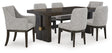 Burkhaus Dark Brown Dining Set view 2