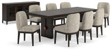 Burkhaus Dark Brown Dining Set view 11