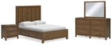 Cabalynn Light Brown Panel Bedroom Set from Decor Furniture